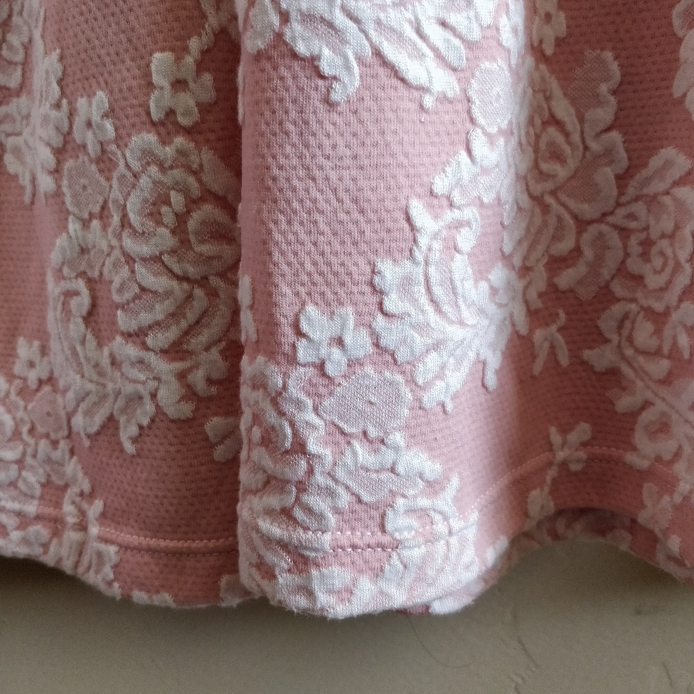 Rosie & Clair Pink Cream Floral Lace Midi Dress 2X - Picture 7 of 8